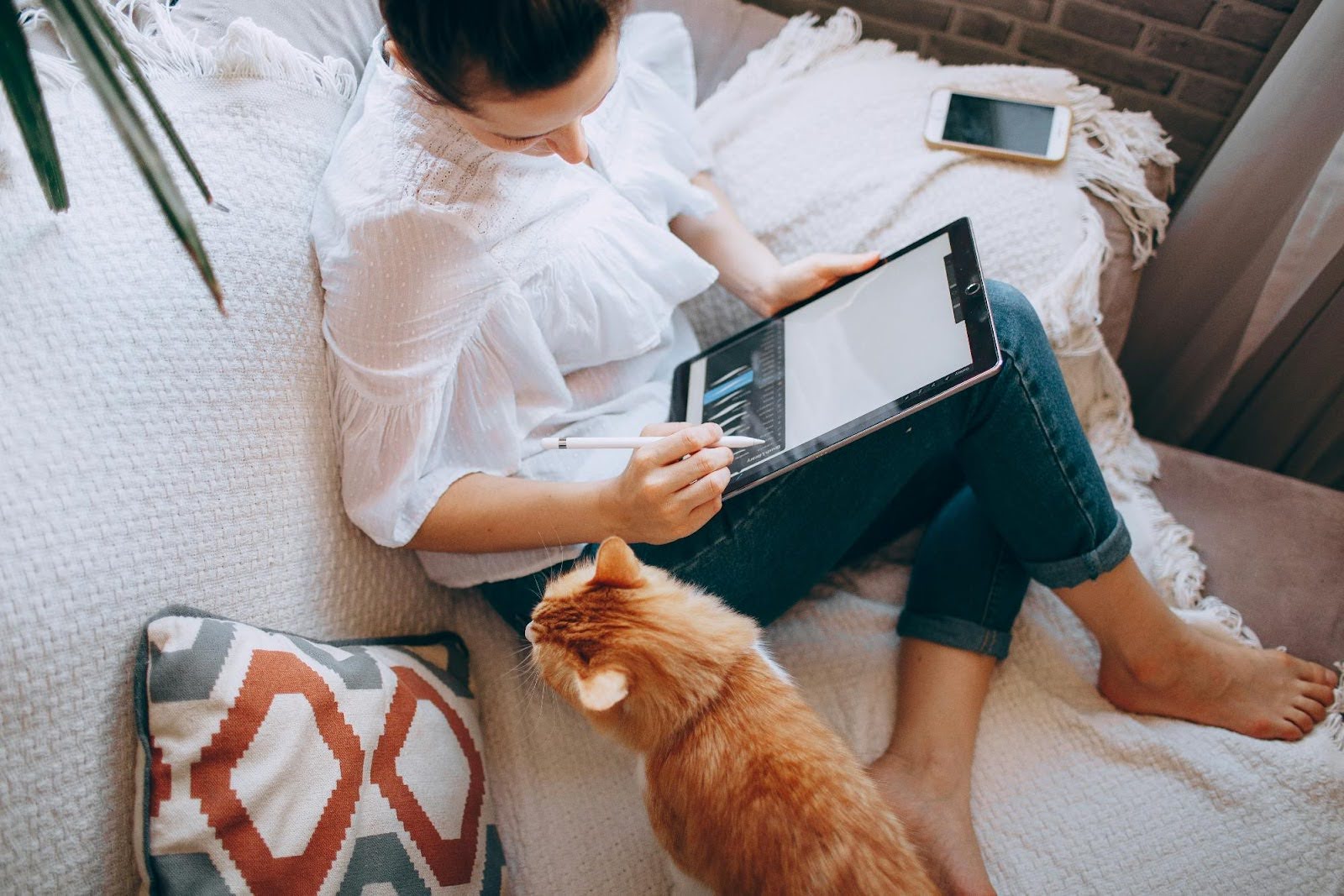 working from home