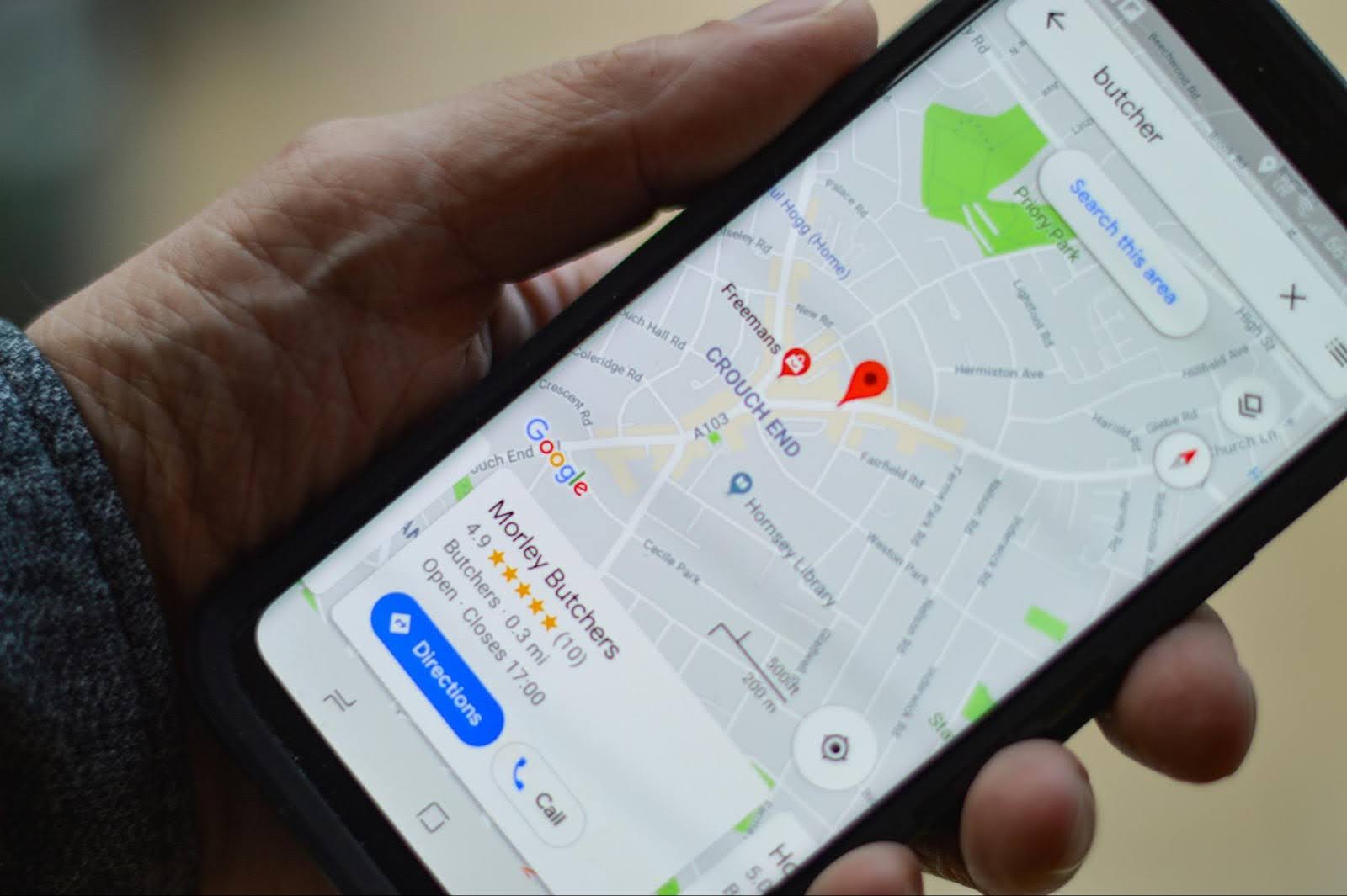 google maps features