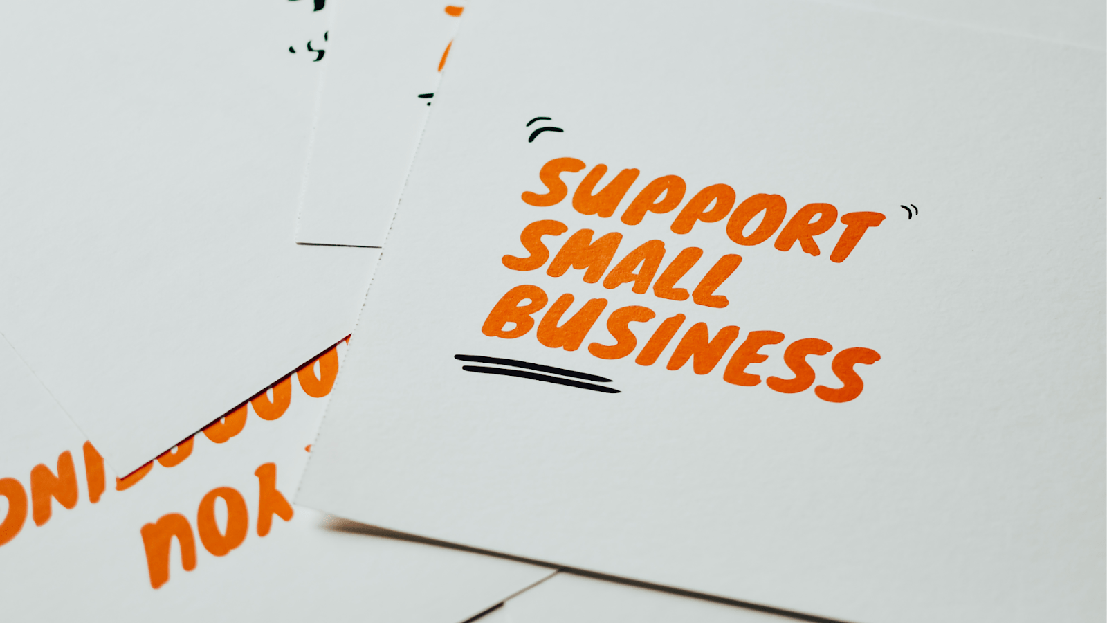 support small business min