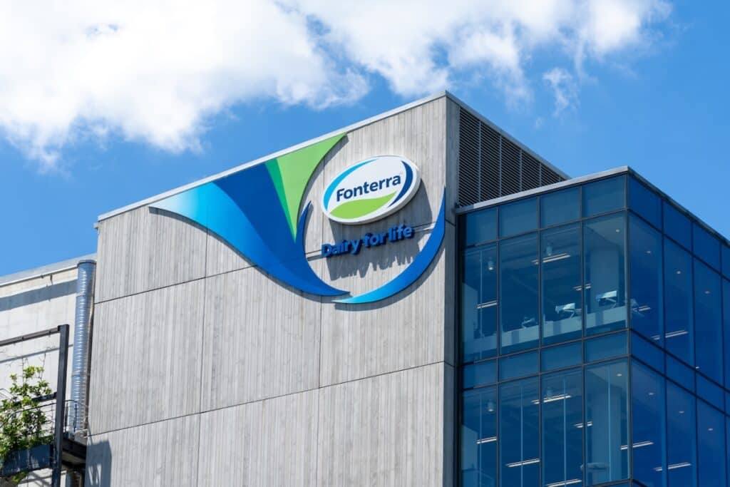 auckland, new zealand january 30, 2024: fonterra head office in auckland, nz. fonterra is an aotearoa new zealand dairy co operative owned by thousands of farming families.