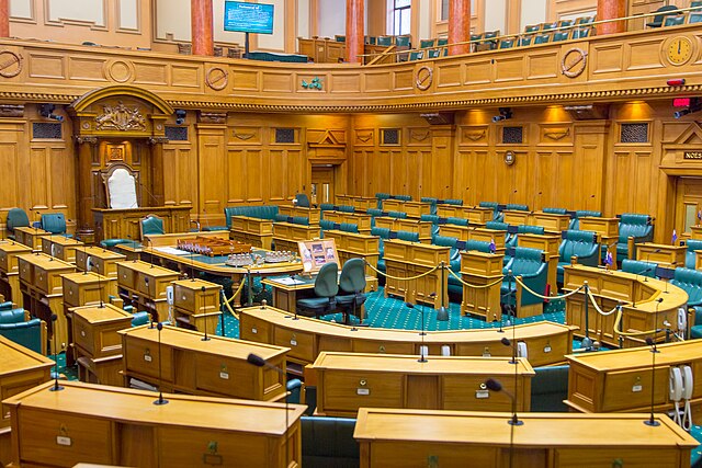 new zealand house of representatives debating chamber