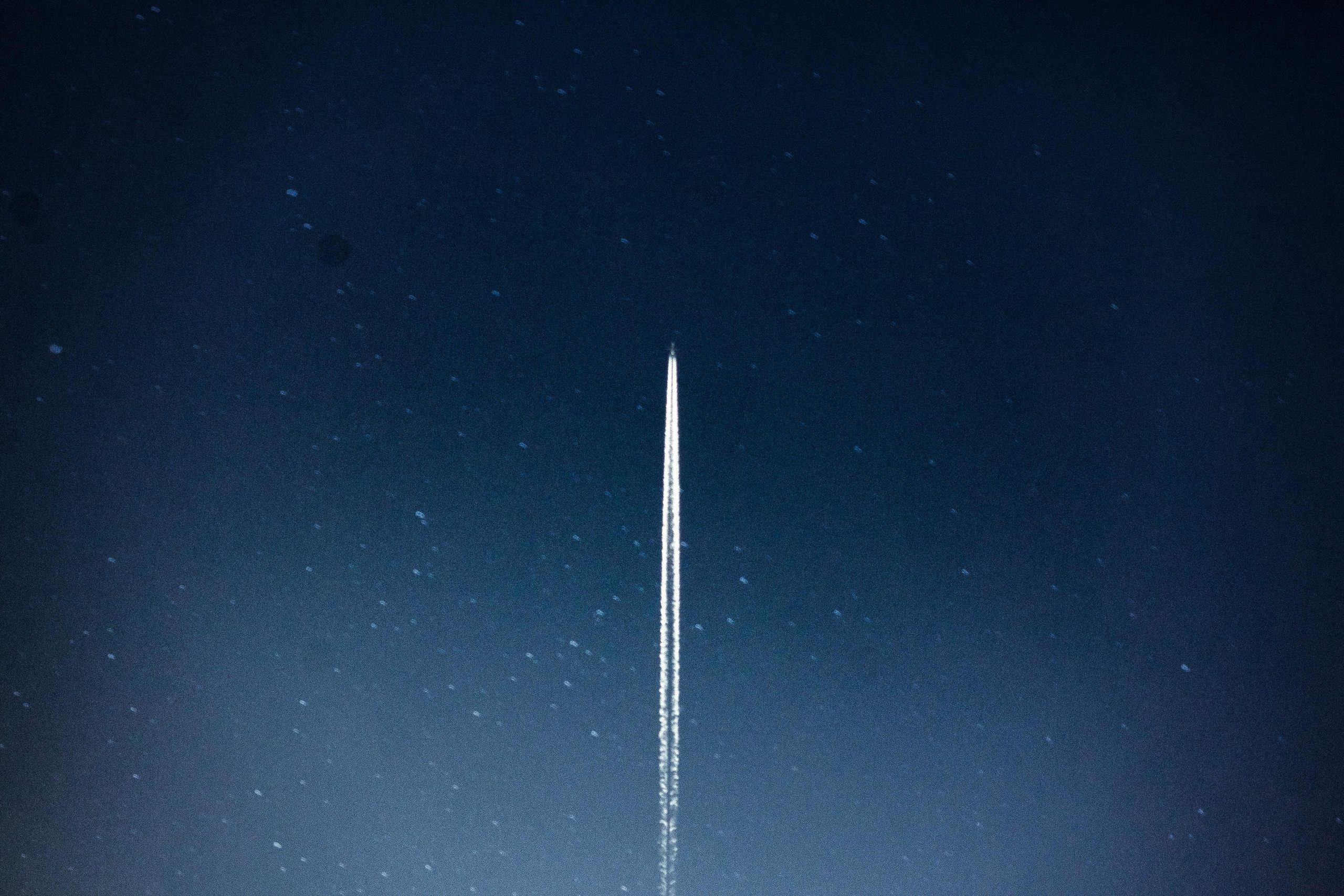 spacecraft launched at night time