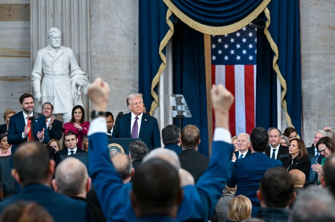 trump declares national emergency, new policies in inaugural speech