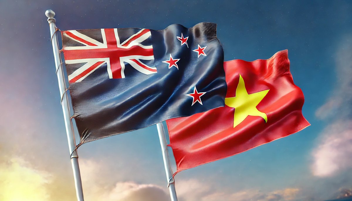 nz and vietnam flag