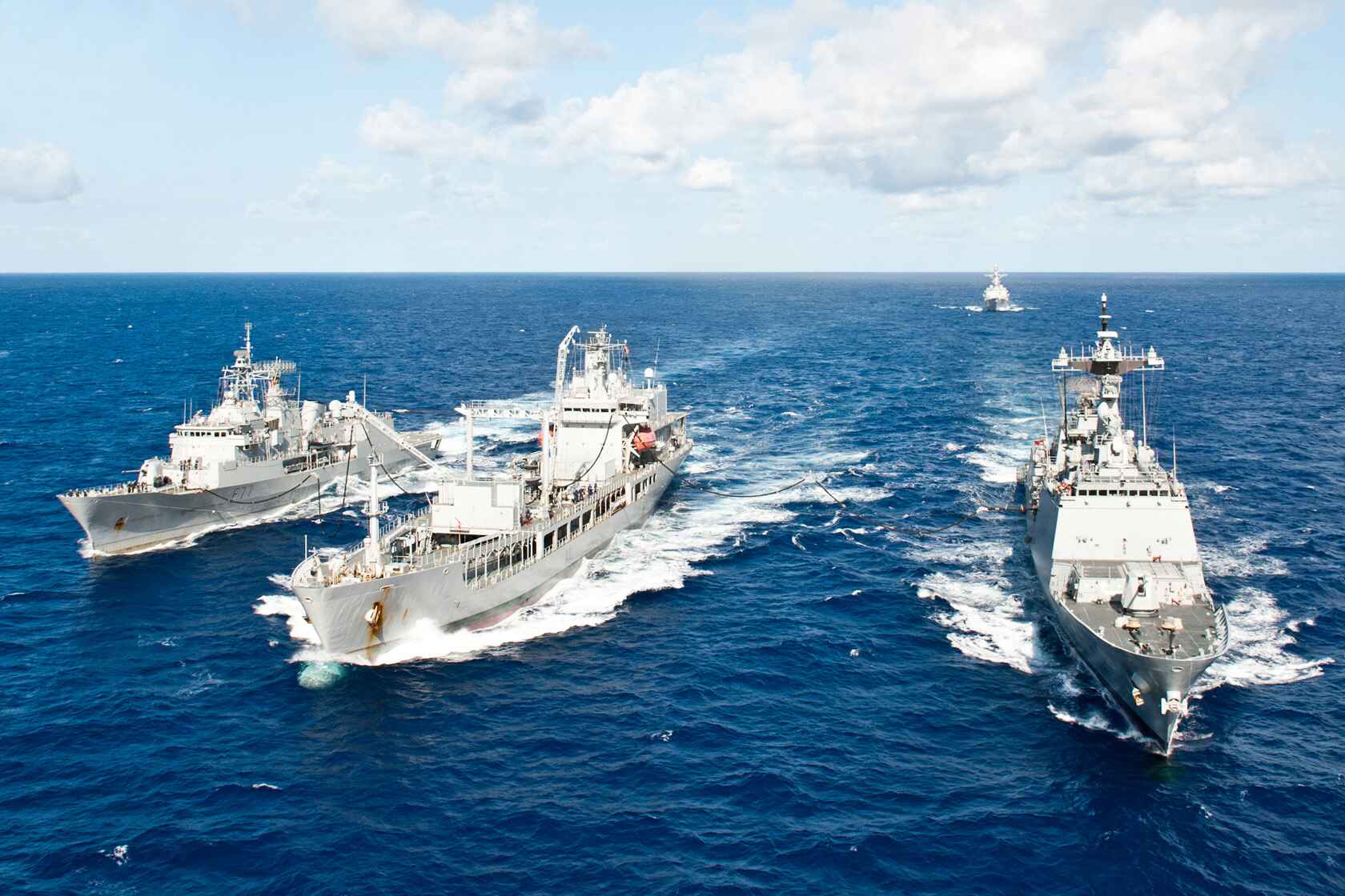 nz, australia monitor chinese warships' unusual course