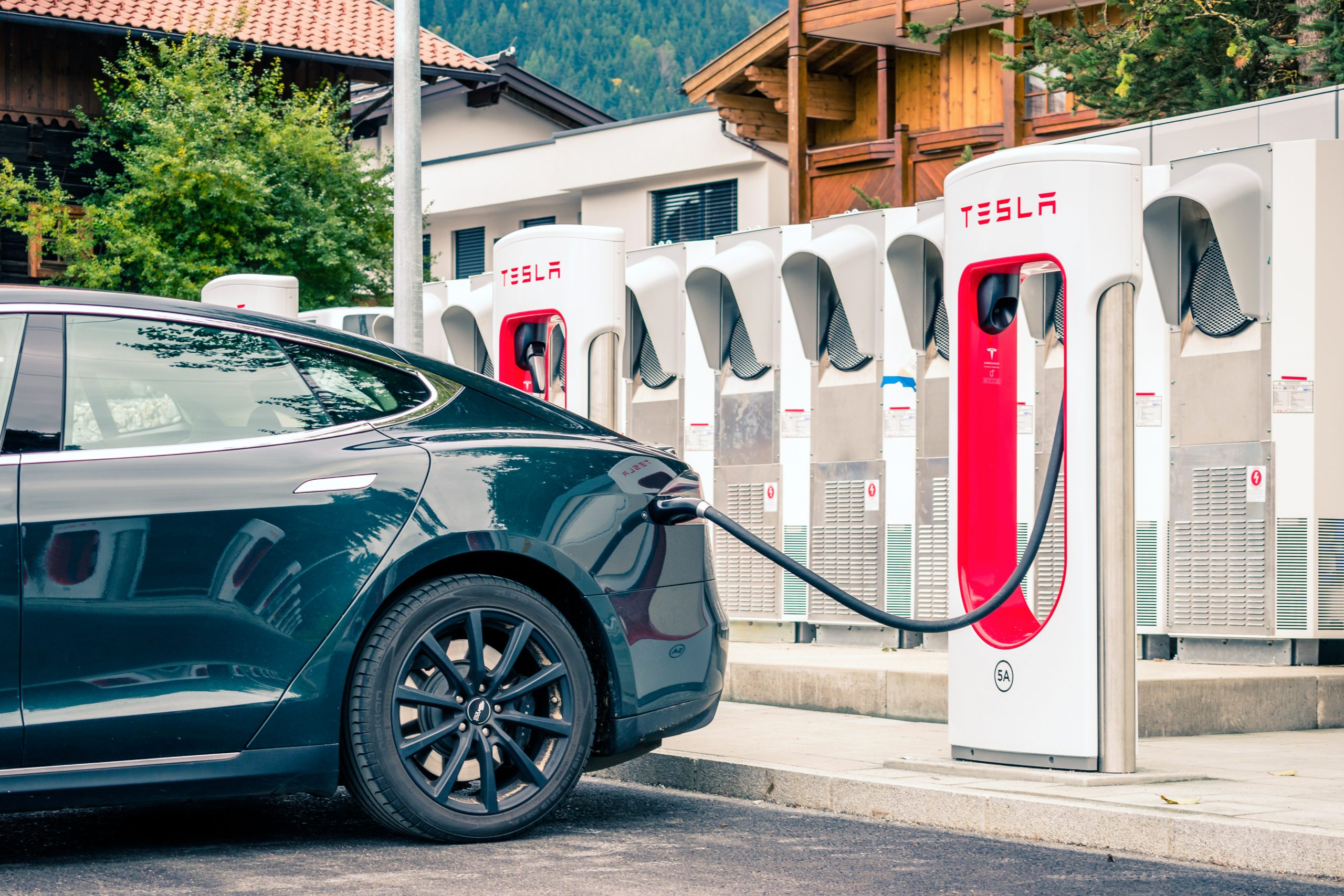 tesla trials virtual queues for superchargers