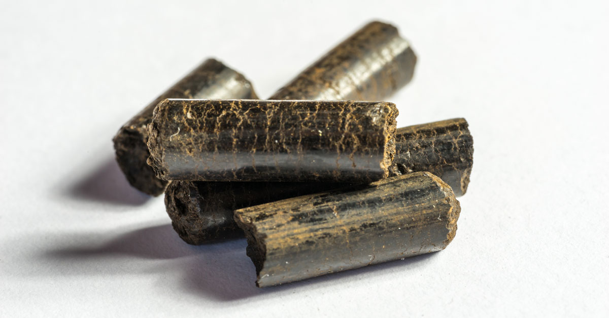 torrefied black pellets