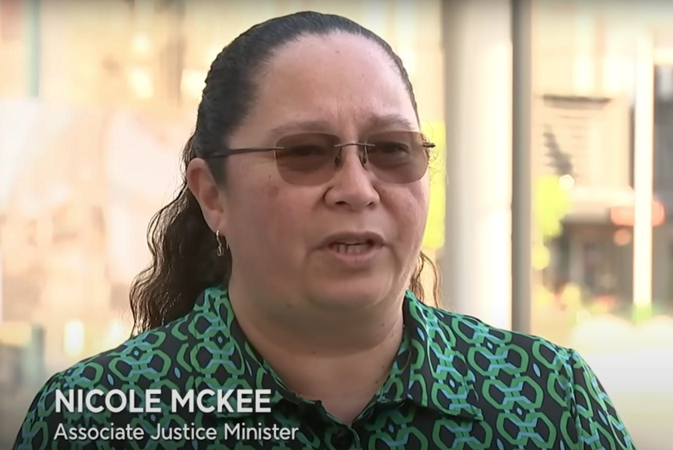 associate justice minister nicole mckee